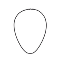Tide Mesh Necklace Black 2.8