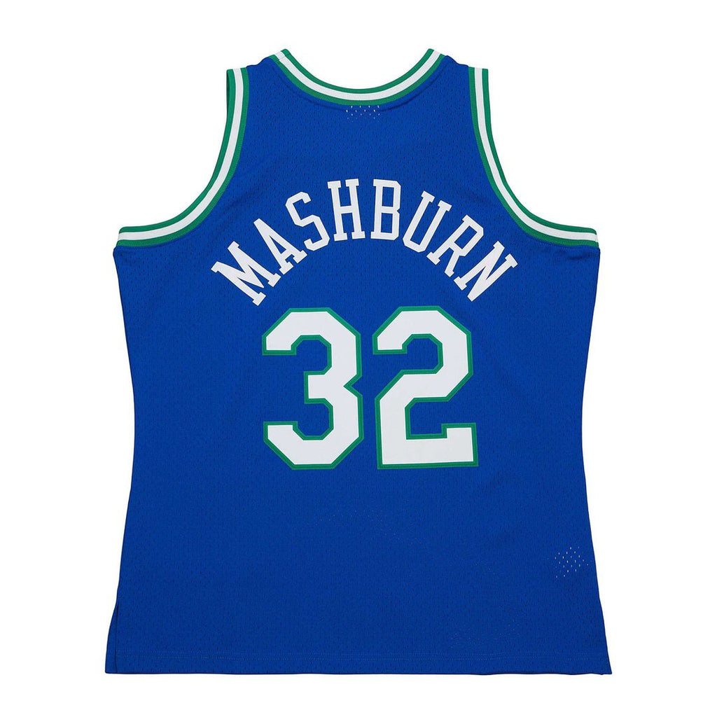 Jamal Mashburn Dallas Mavericks Mitchell & Ness 1993/94 Hardwood Classics Swingman Jersey - Blue