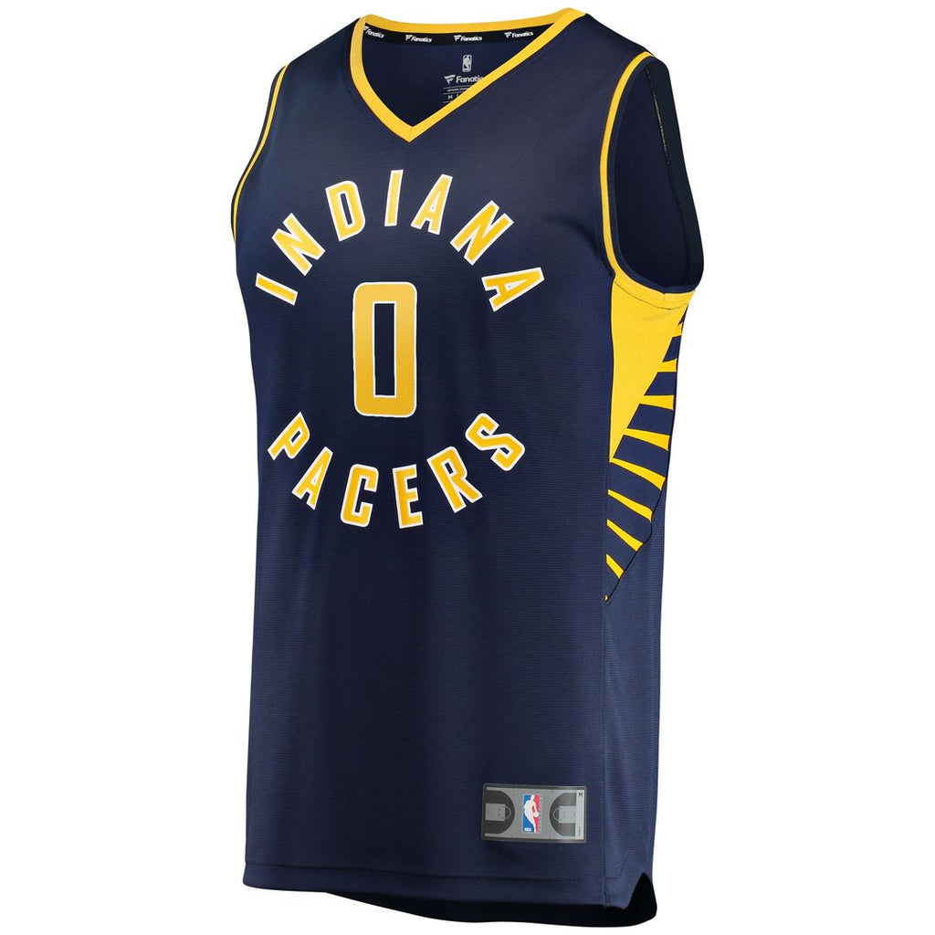 Tyrese Haliburton Indiana Pacers Fanatics Youth 2021/22 Fast Break Replica Jersey - Icon Edition - Navy