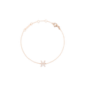 Crystal Zodiac Chain Bracelet Rose Gold