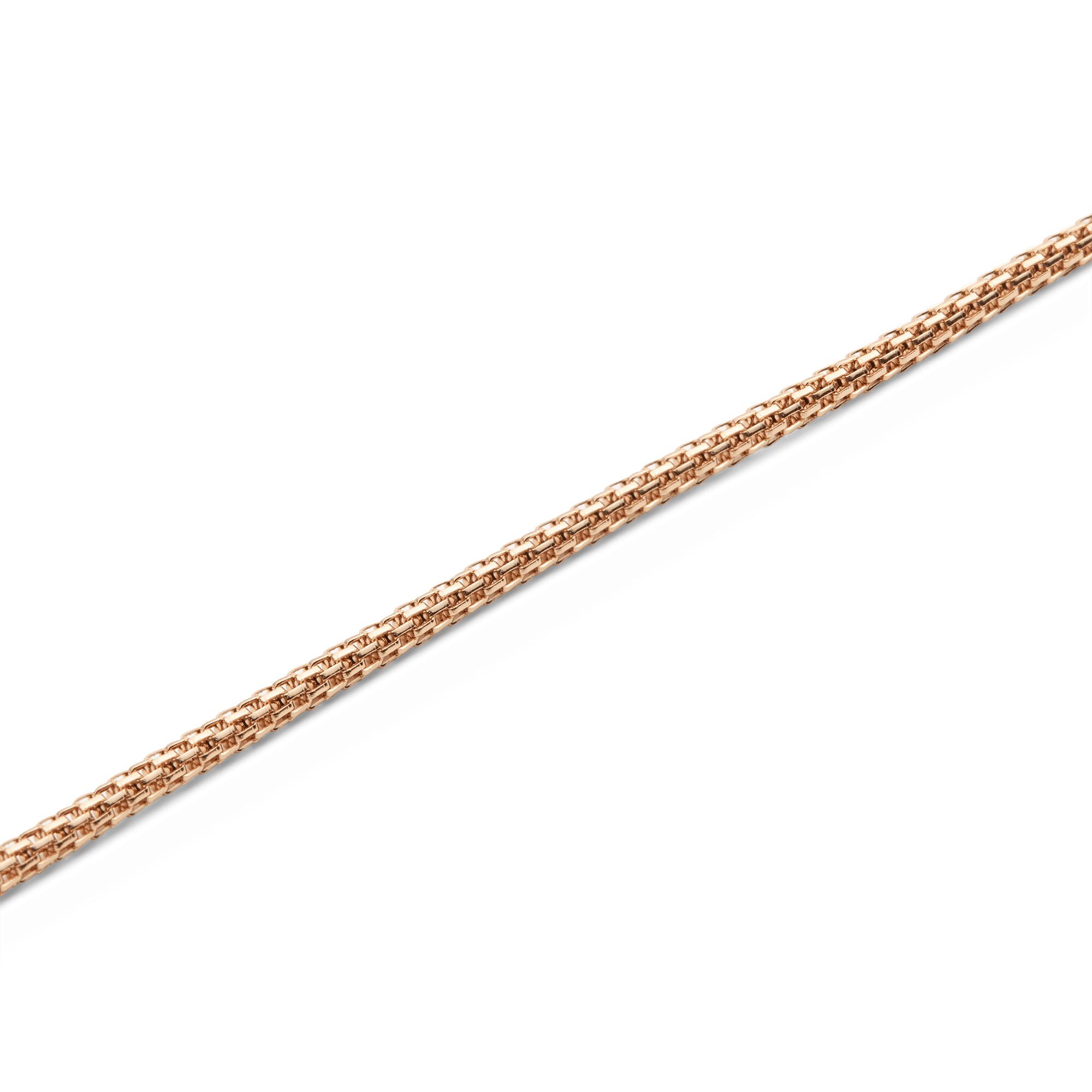 Tide Mesh Necklace Rose Gold 1.8