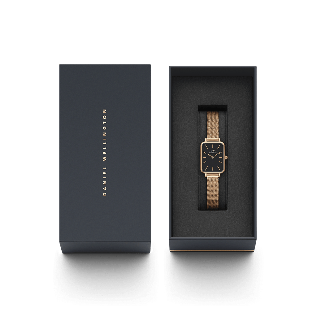 Quadro Pressed Melrose Black Rose Gold