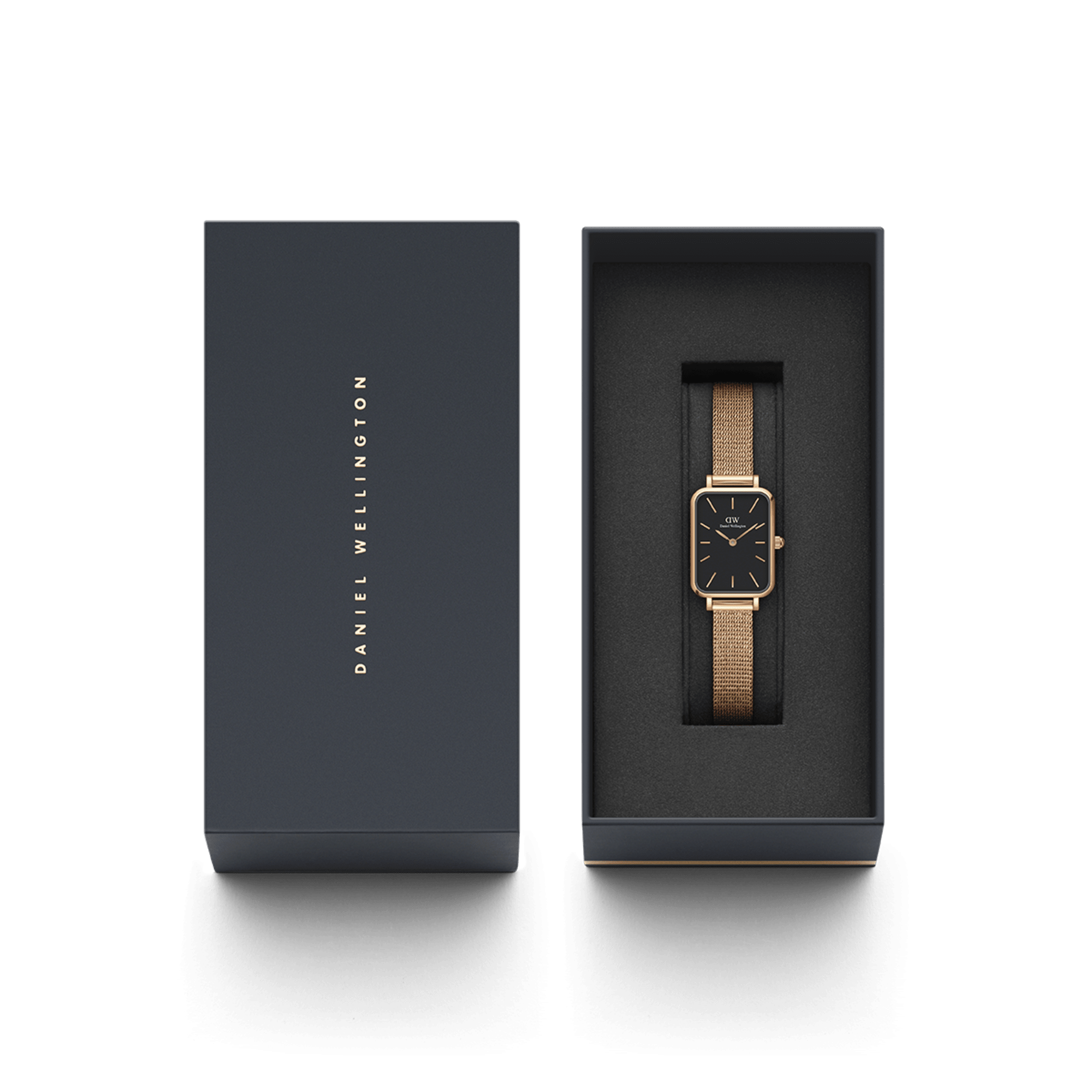 Quadro Pressed Melrose Black Rose Gold