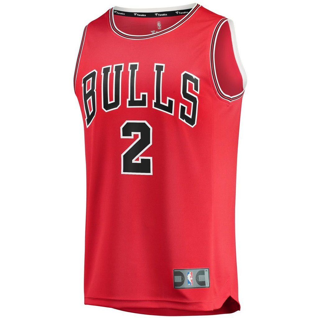 Lonzo Ball Chicago Bulls Fanatics Youth Fast Break Road Replica Jersey - Icon Edition - Red