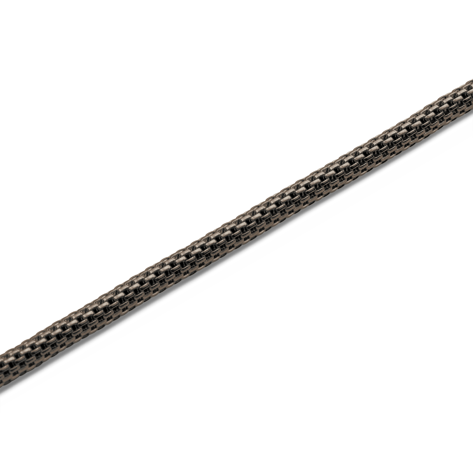 Tide Mesh Necklace Graphite 2.8