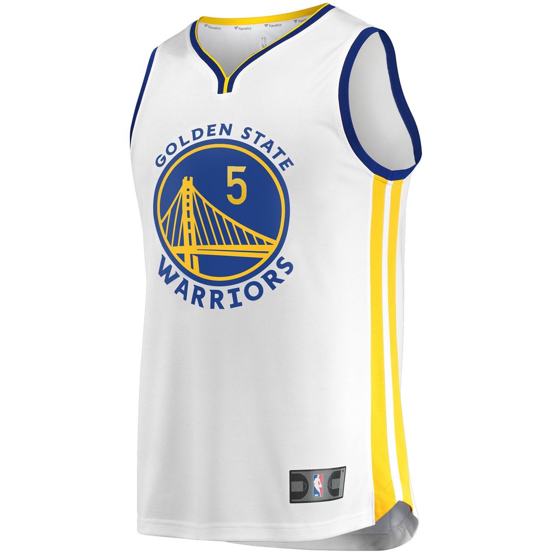 Kevon Looney Golden State Warriors Fanatics Fast Break Player Replica Jersey - Association Edition - White