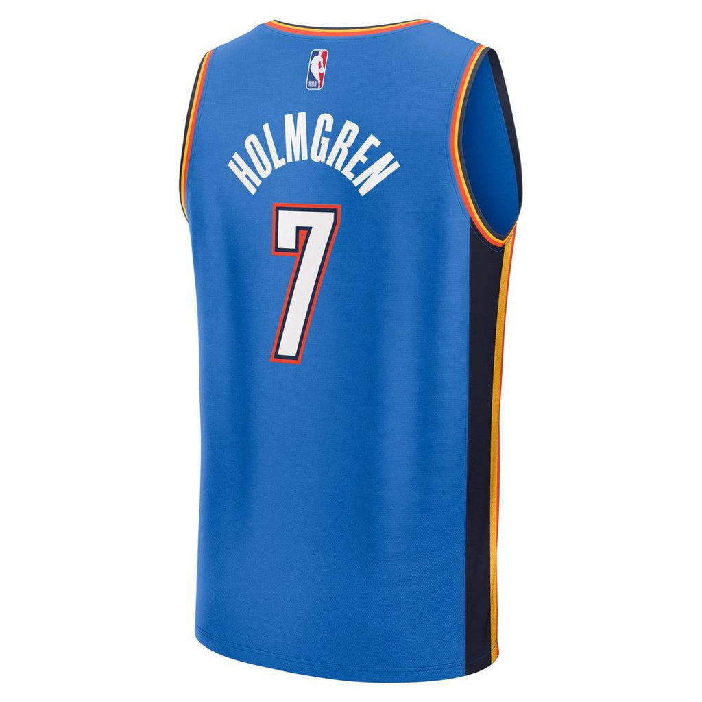 Chet Holmgren Oklahoma City Thunder Fanatics Fast Break Replica Player Jersey - Icon Edition - Blue