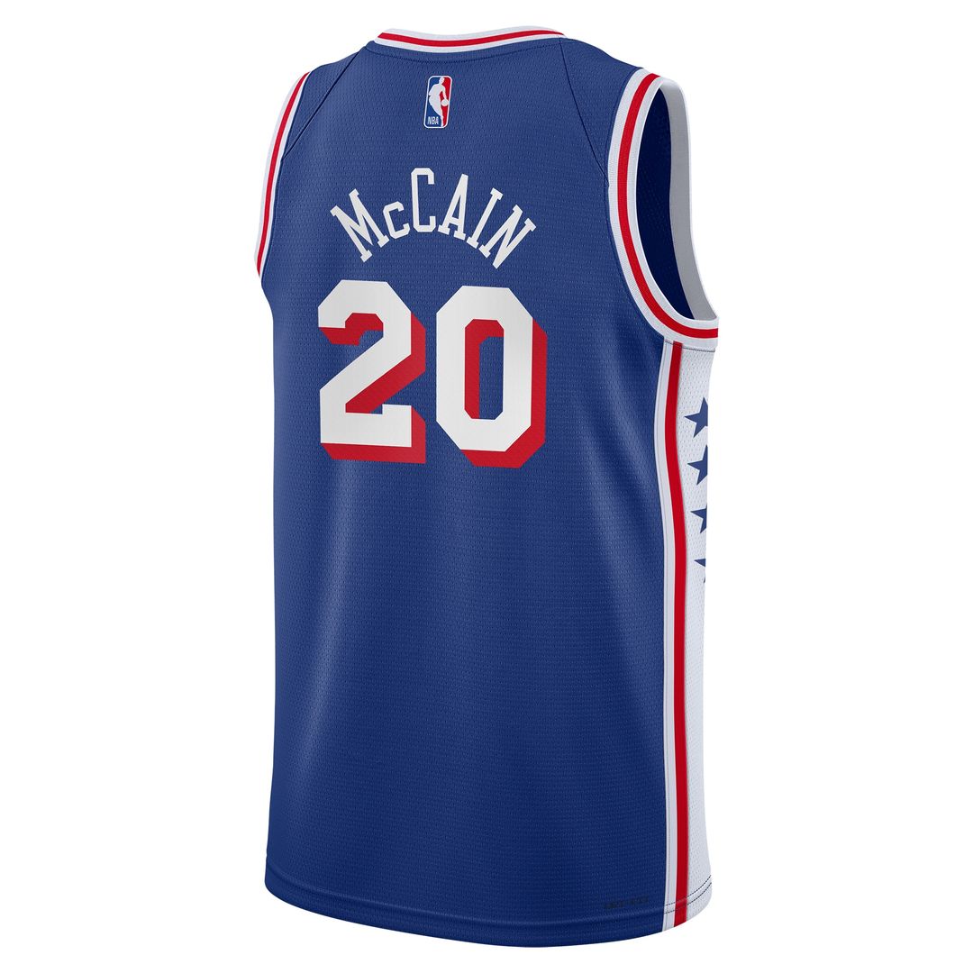 Jared McCain Philadelphia 76ers Nike Youth Swingman Jersey - Icon Edition - Royal