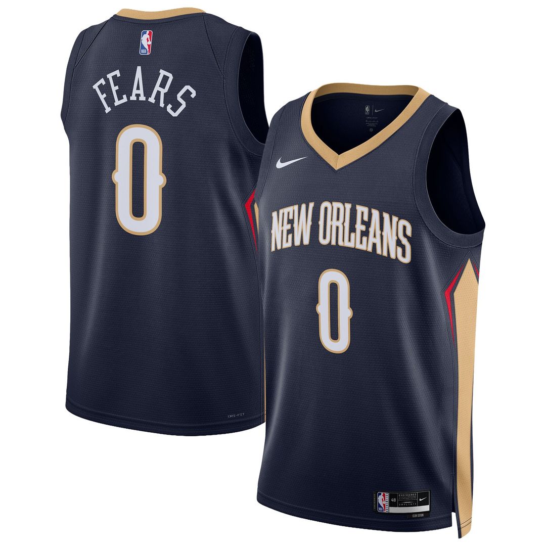 Jeremiah Fears New Orleans Pelicans Nike Unisex Swingman Jersey - Icon Edition - Navy