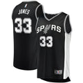 Tre Jones San Antonio Spurs Fanatics Fast Break Replica Jersey - Icon Edition - Black