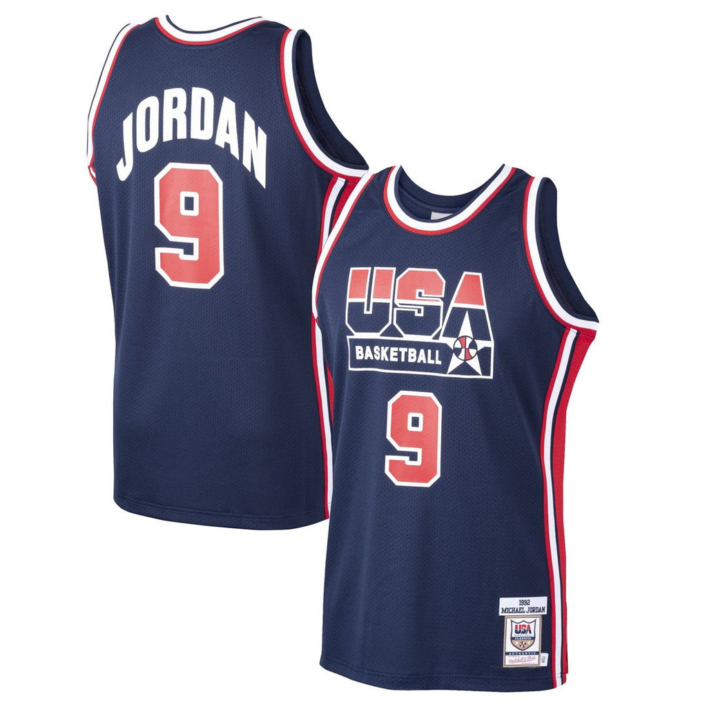 Michael Jordan USA Basketball Mitchell & Ness Home 1992 Dream Team Authentic Jersey - Navy