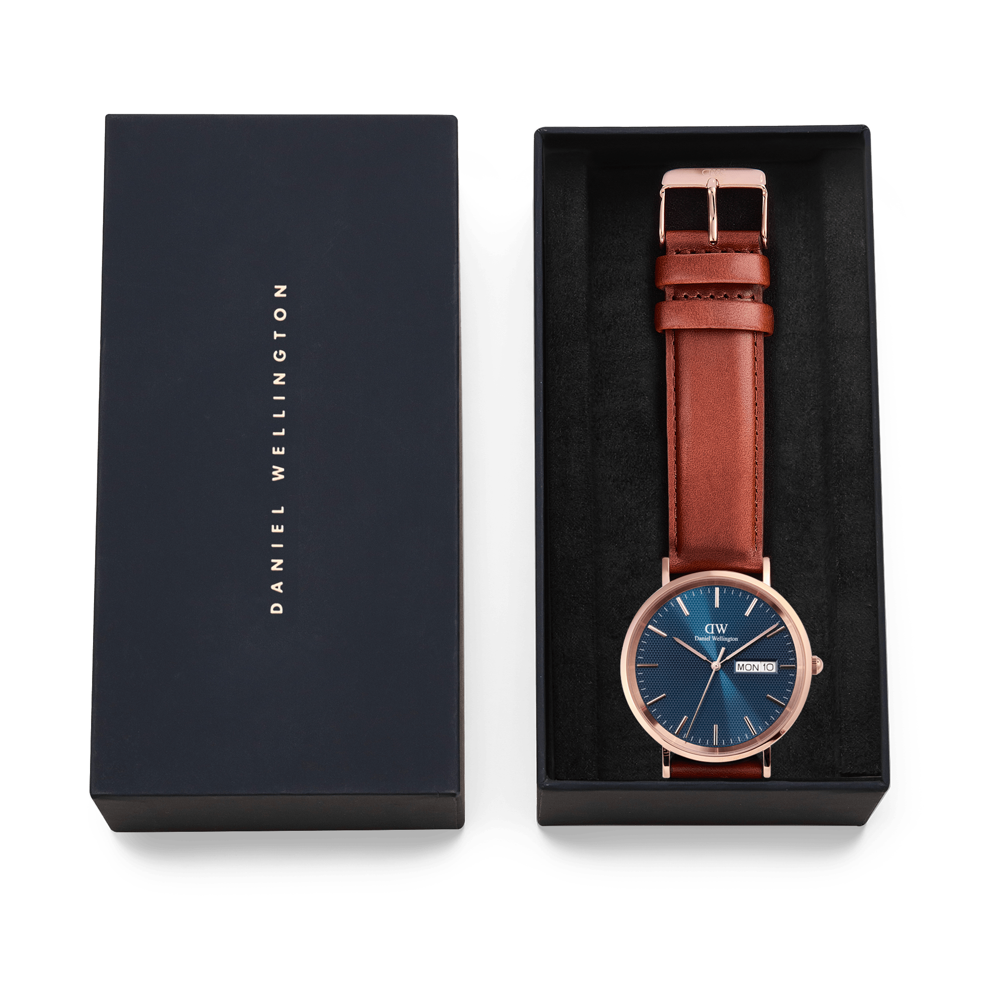 Classic Day Display St Mawes Rose Gold Arctic