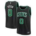 Jayson Tatum Boston Celtics Fanatics Fast Break Replica Player Jersey - Statement Edition - Black