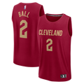 Lonzo Ball Cleveland Cavaliers Fanatics Fast Break Replica Jersey - Wine - Icon Edition