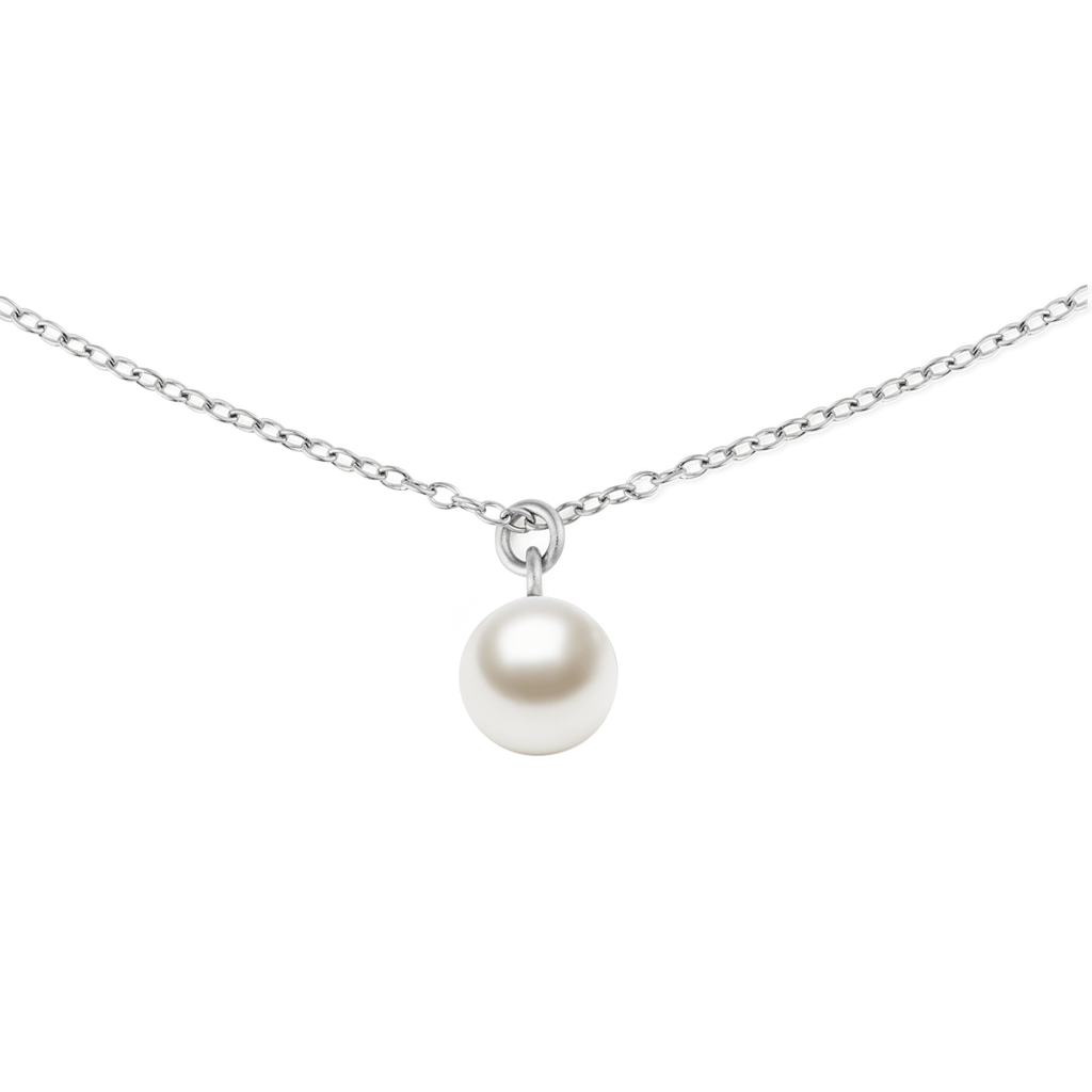 Pearl Necklace Silver