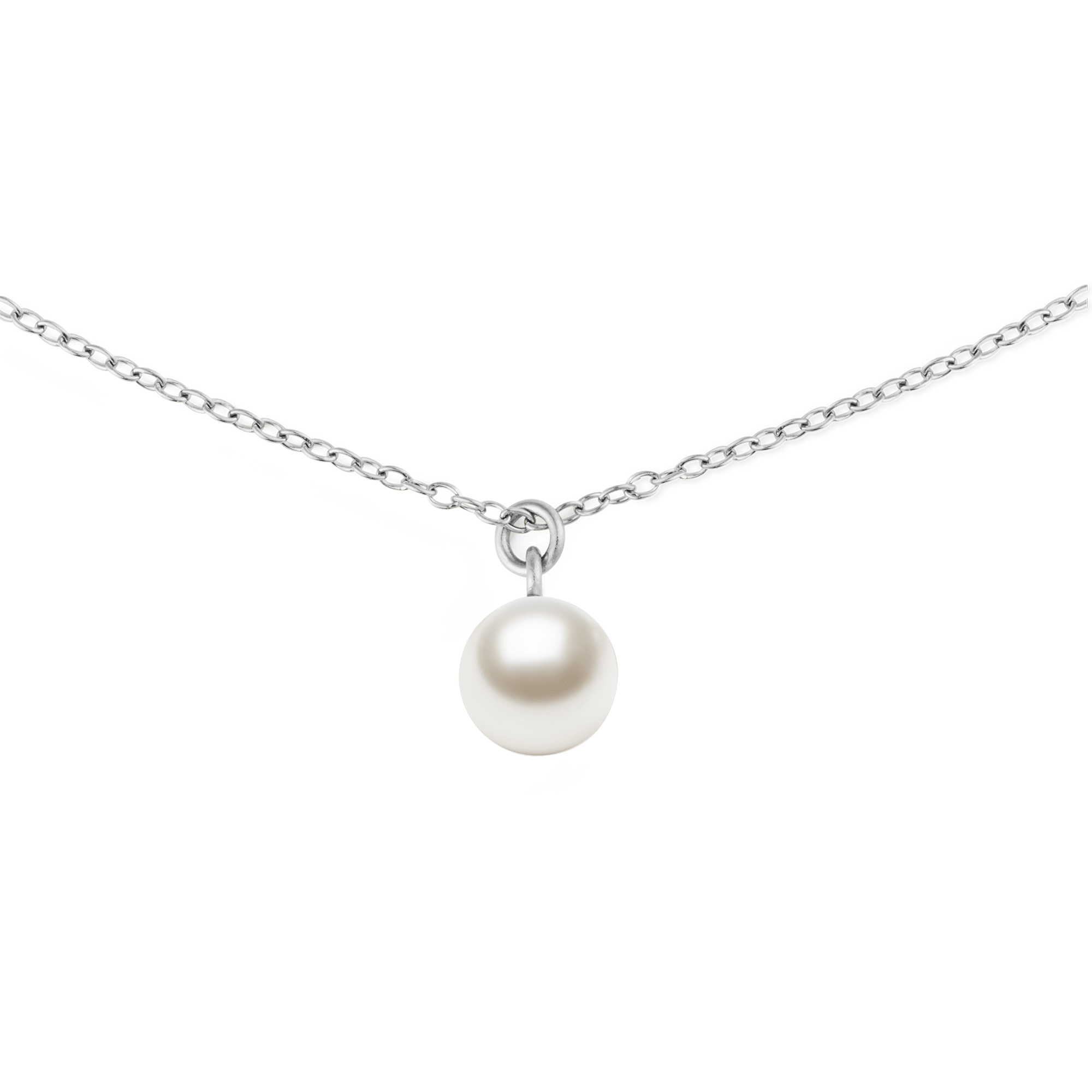 Pearl Necklace Silver