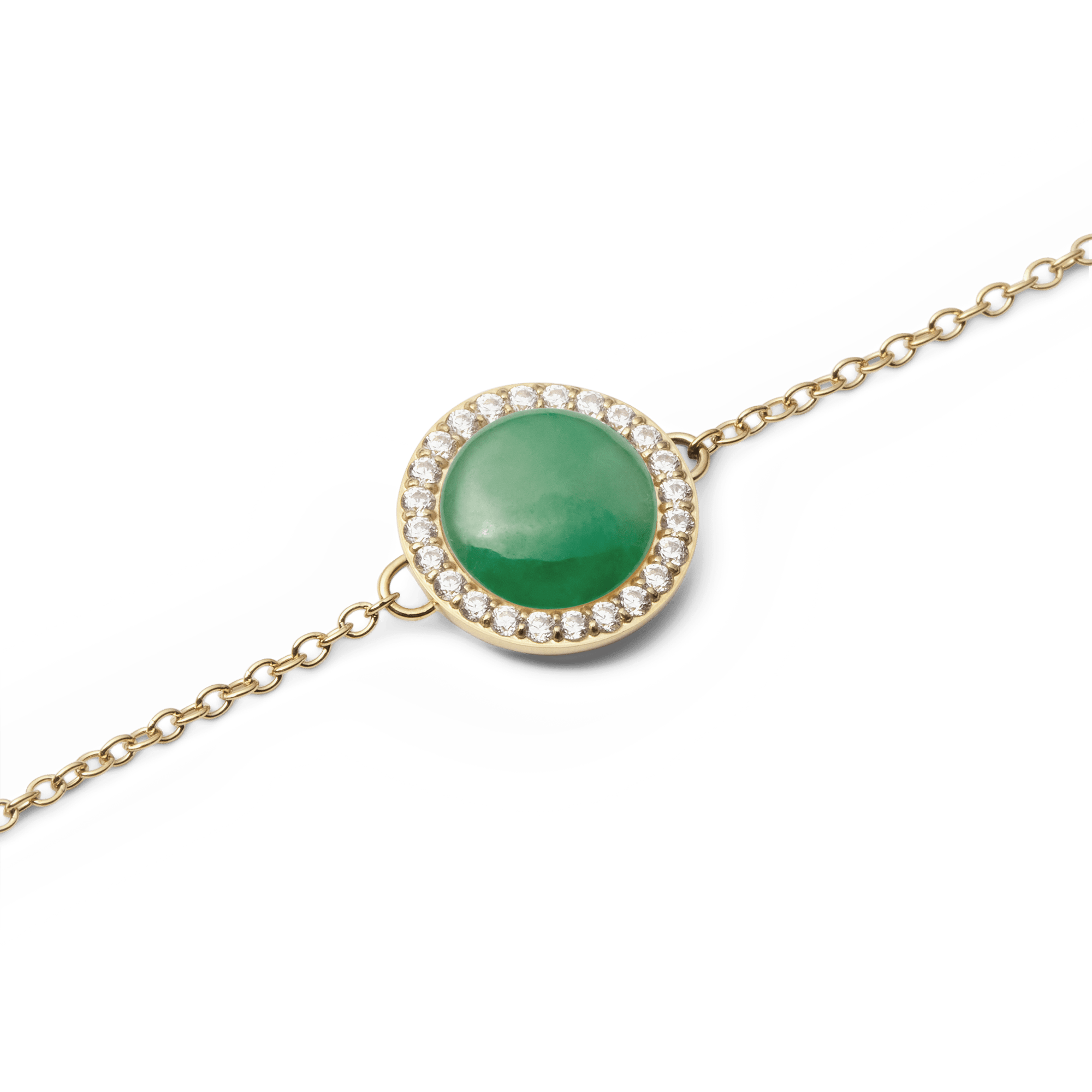 Audrey Bracelet Jade Gold