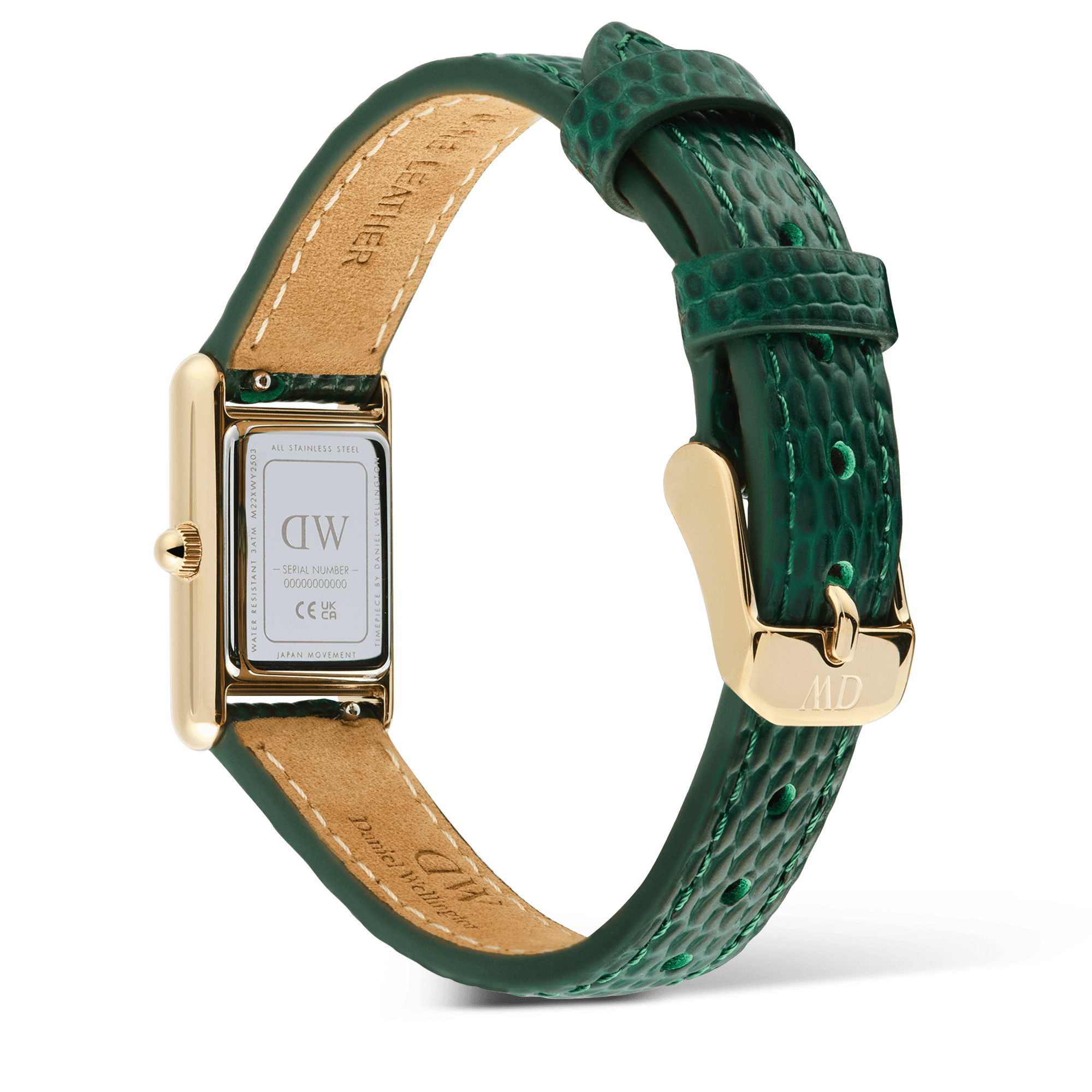 Bound Mini Green Lizard Gold