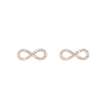 Mirelle Infinity Earrings Rose Gold