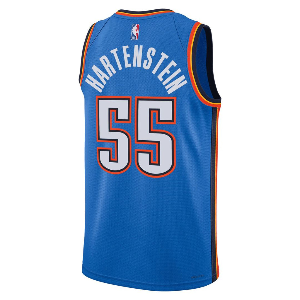 Isaiah Hartenstein Oklahoma City Thunder Nike Unisex Swingman Player Jersey - Icon Edition - Blue