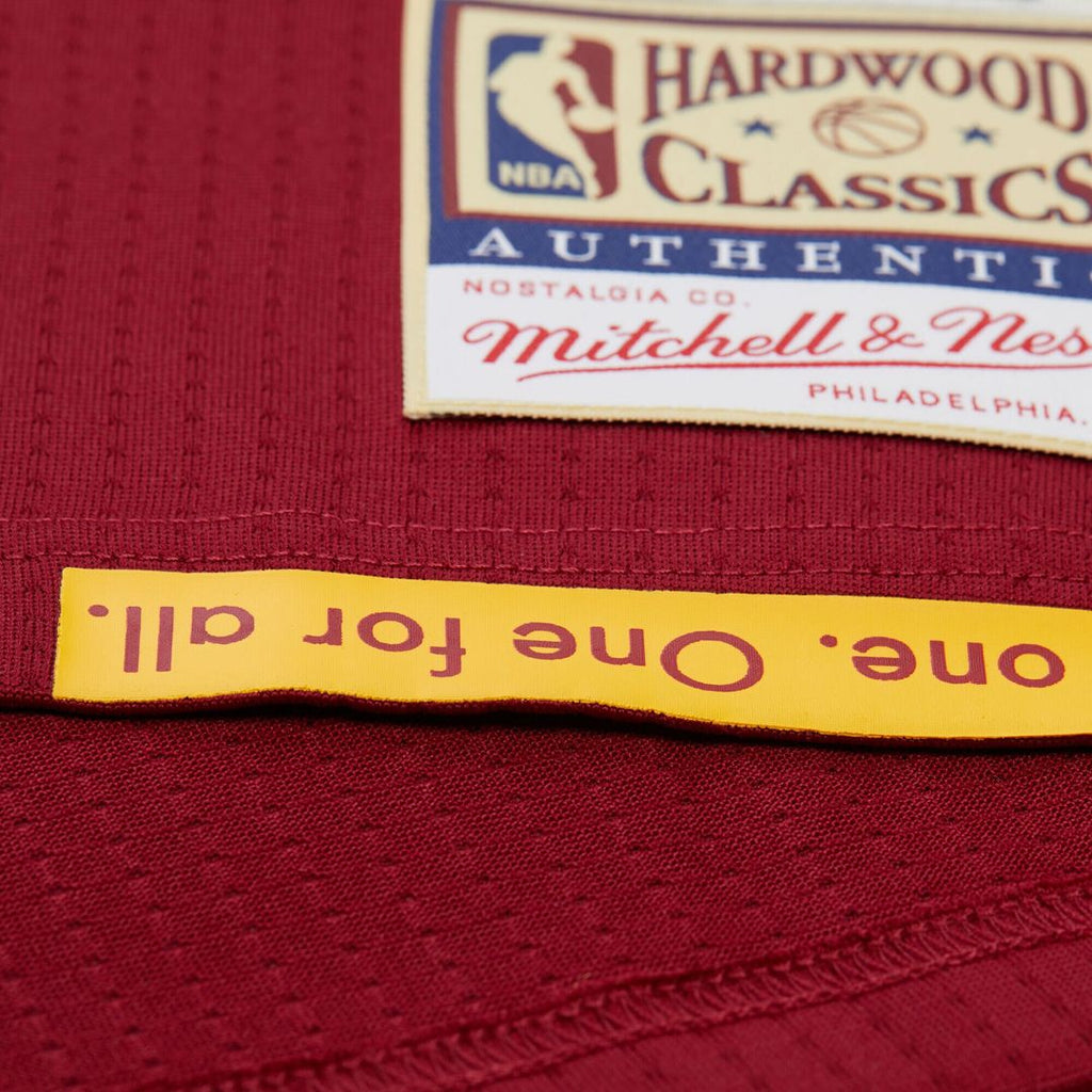 LeBron James Cleveland Cavaliers Mitchell & Ness Hardwood Classics 2015/16 Authentic Jersey - Wine