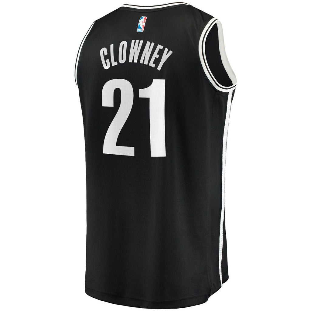 Noah Clowney Brooklyn Nets Fanatics  Fast Break Replica Jersey - Icon Edition - Black