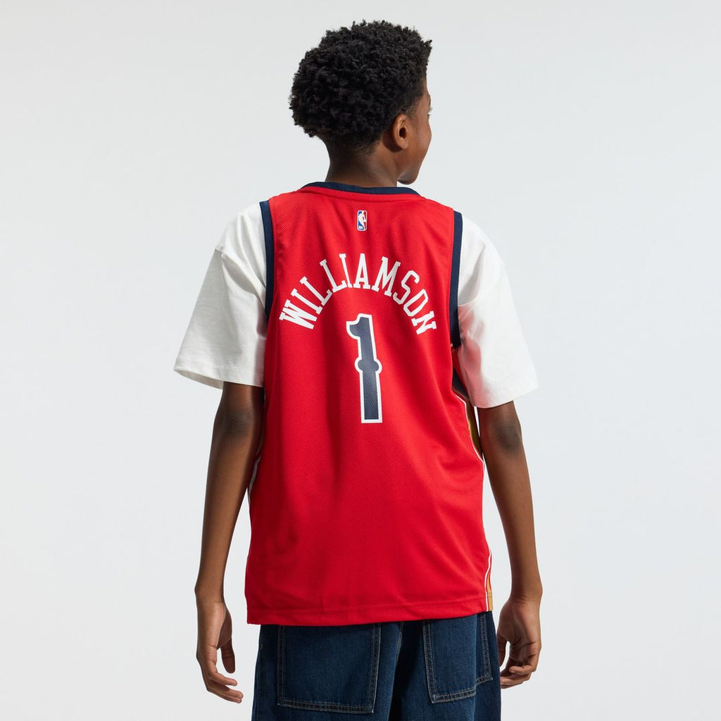 Zion Williamson New Orleans Pelicans Fanatics Youth Fast Break Player Jersey - Statement Edition - Red
