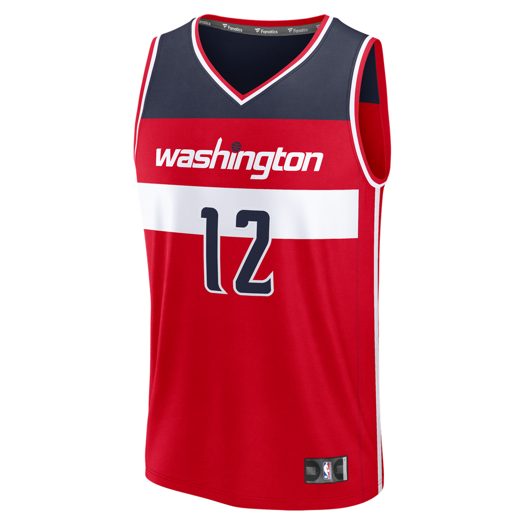 Tre Johnson III Washington Wizards Fanatics Fast Break Replica Jersey - Icon Edition - Red