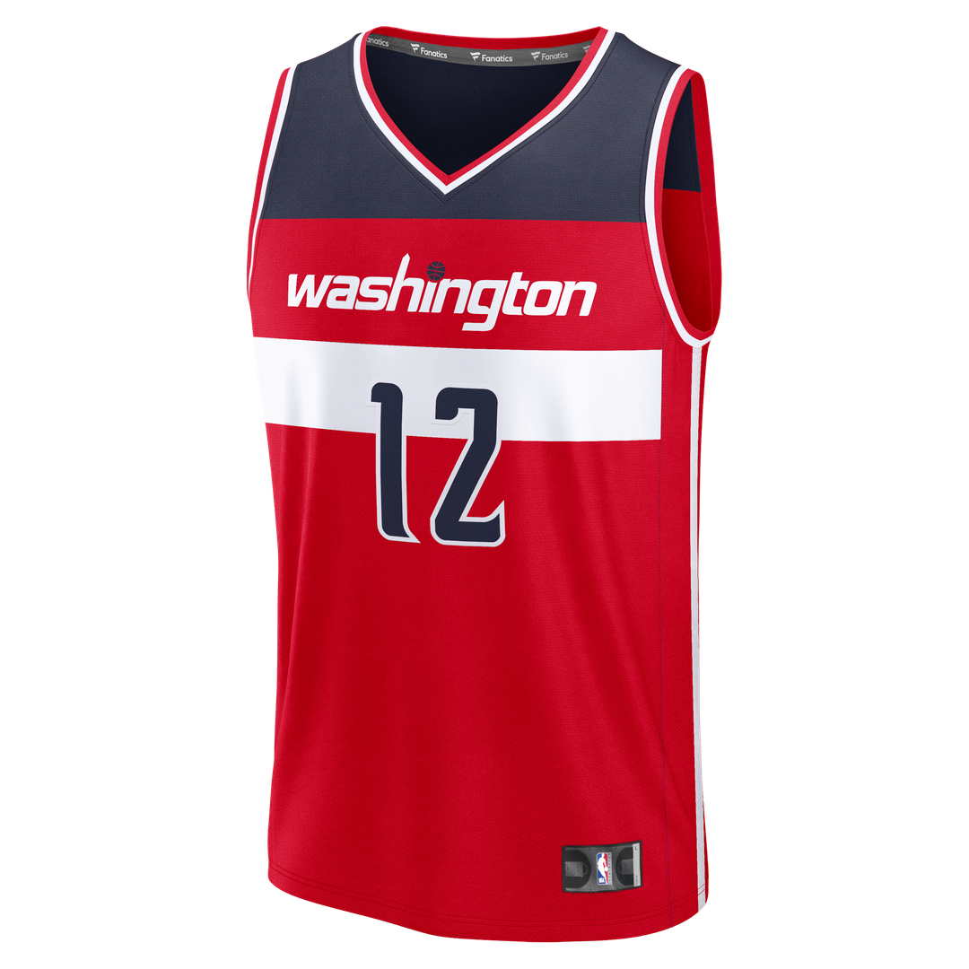 Tre Johnson III Washington Wizards Fanatics Fast Break Replica Jersey - Icon Edition - Red