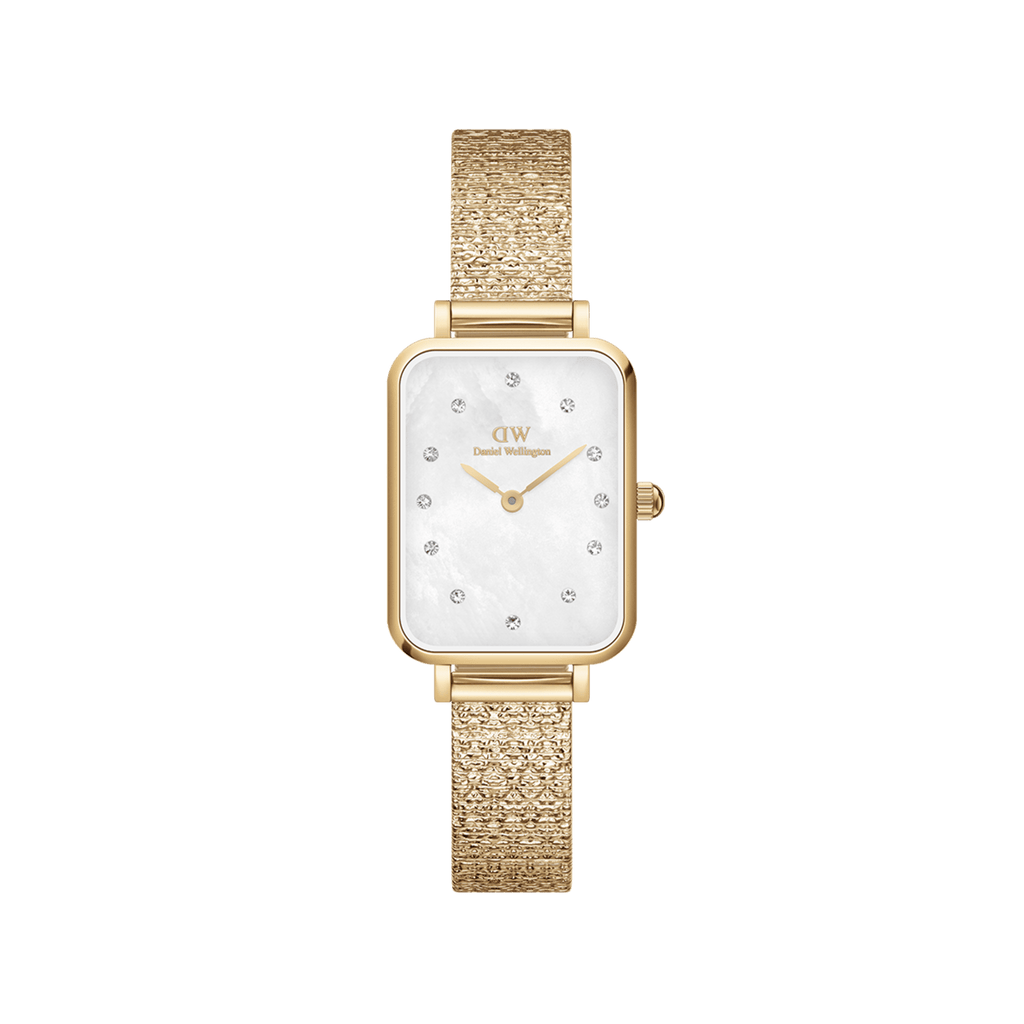 Quadro Lumine Pressed Piano White MoP Gold