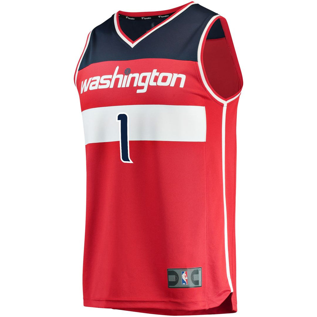 Johnny Davis Washington Wizards Fanatics Youth Fast Break Replica Jersey - Icon Edition - Red