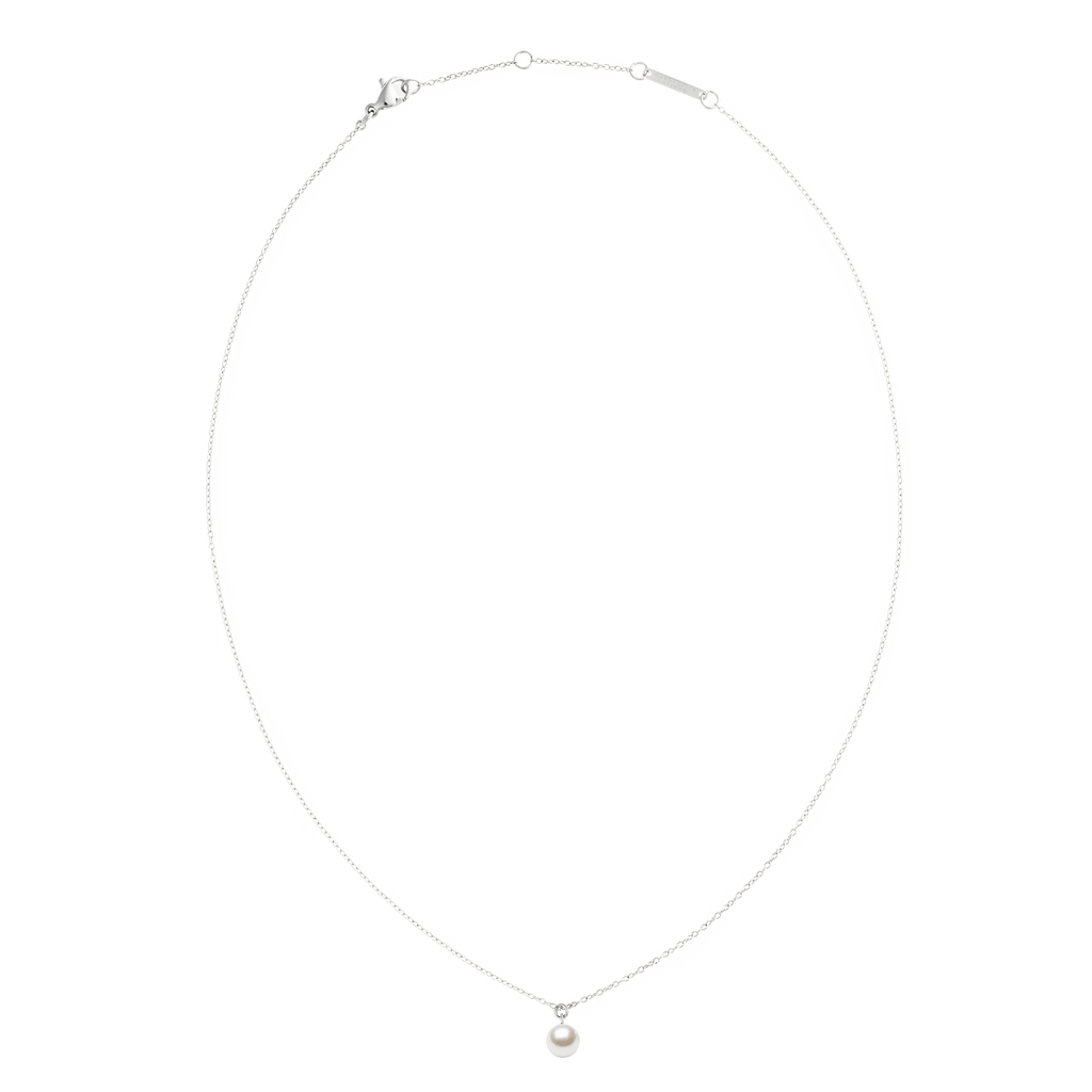 Pearl Necklace Silver
