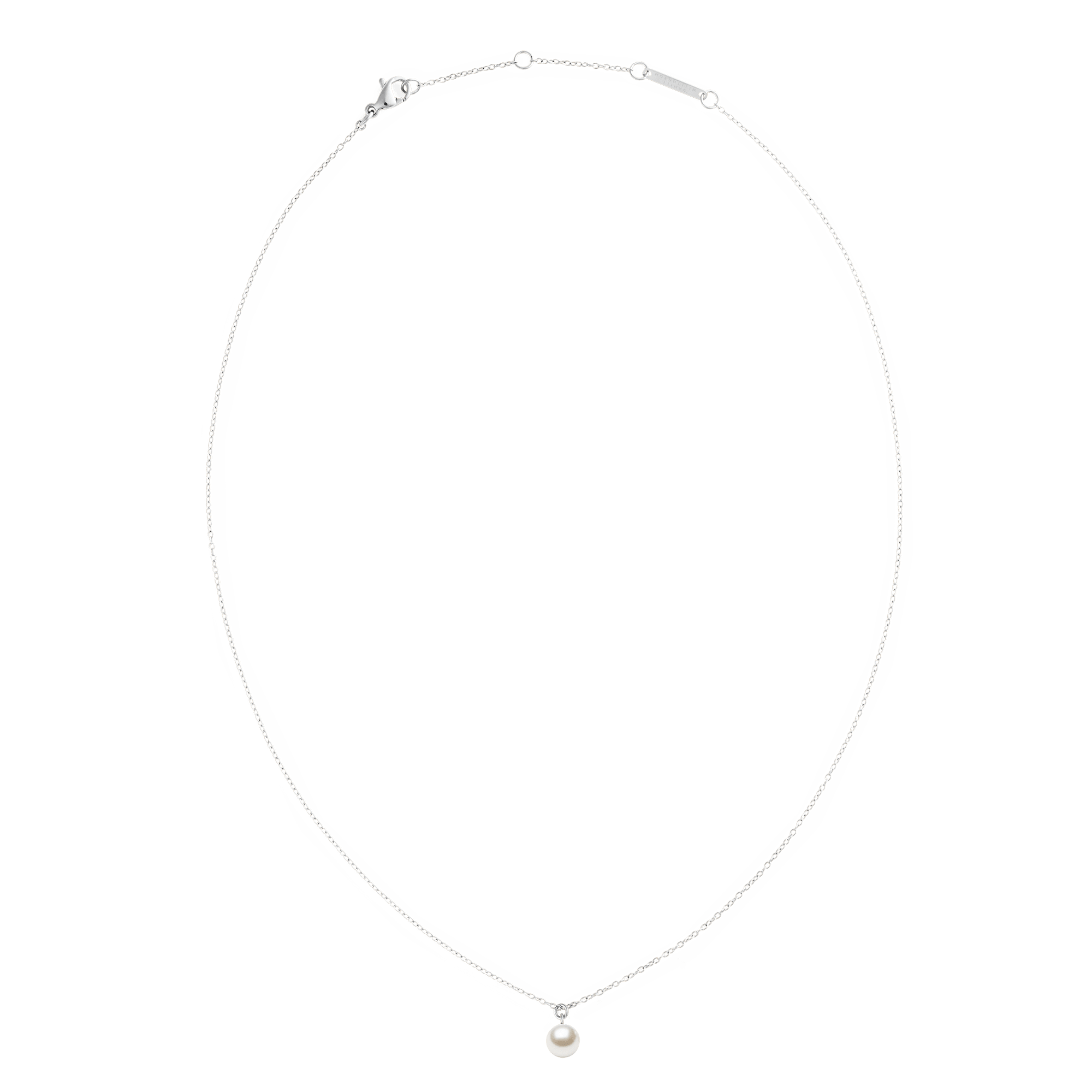 Pearl Necklace Silver