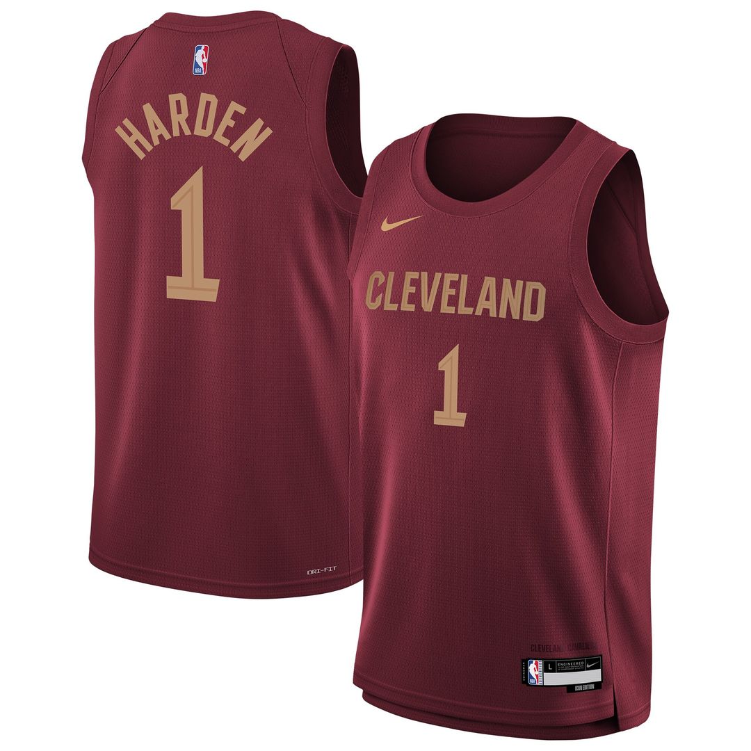 James Harden Cleveland Cavaliers Nike Youth Swingman Jersey - Icon Edition - Wine