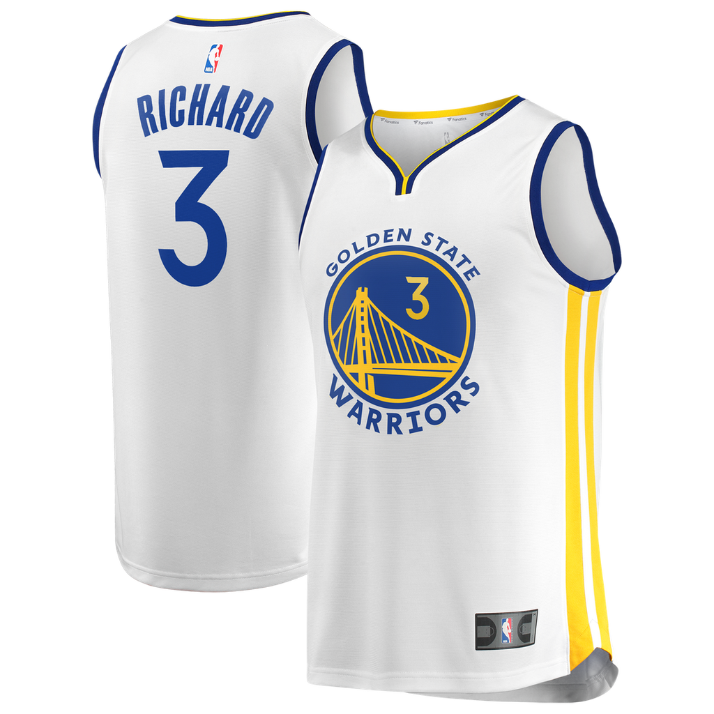 Will Richard Golden State Warriors Fanatics Fast Break Replica Jersey - White - Association Edition