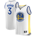 Will Richard Golden State Warriors Fanatics Fast Break Replica Jersey - White - Association Edition