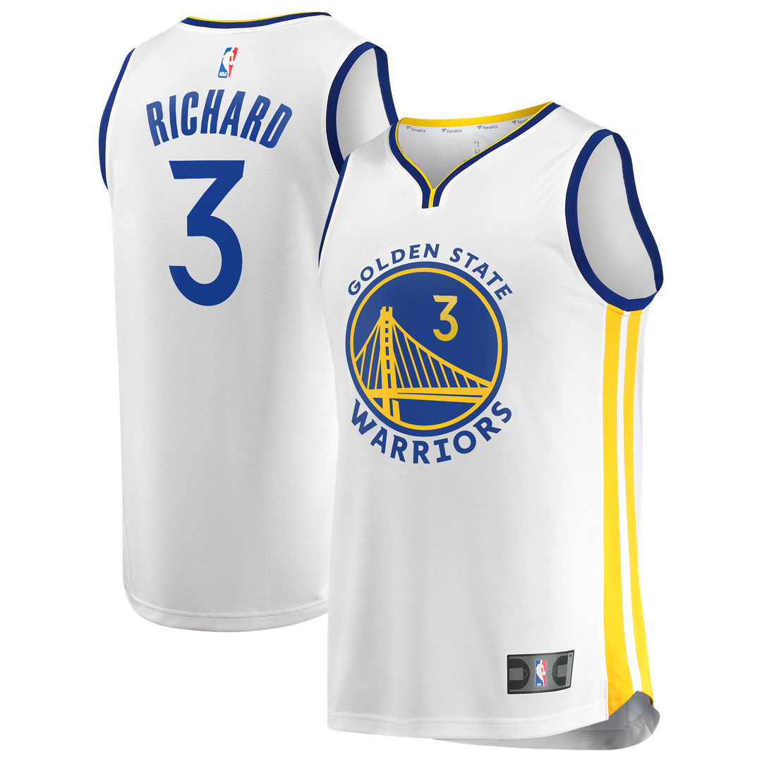 Will Richard Golden State Warriors Fanatics Fast Break Replica Jersey - White - Association Edition