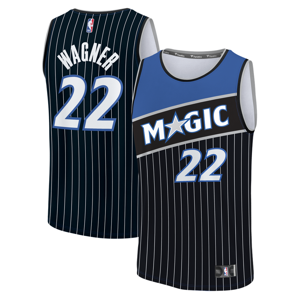Franz Wagner Orlando Magic Fanatics Youth  Fast Break Jersey - Statement Edition - Black