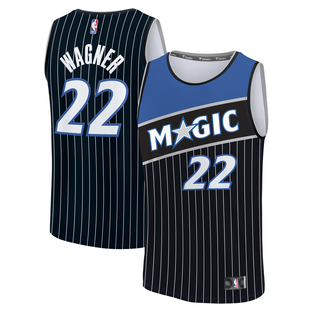 Franz Wagner Orlando Magic Fanatics Youth  Fast Break Jersey - Statement Edition - Black