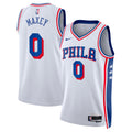 Tyrese Maxey Philadelphia 76ers Association Edition Swingman Jersey - White - Unisex