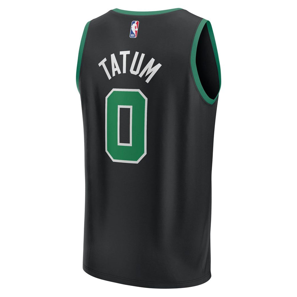 Jayson Tatum Boston Celtics Fanatics Fast Break Replica Player Jersey - Statement Edition - Black