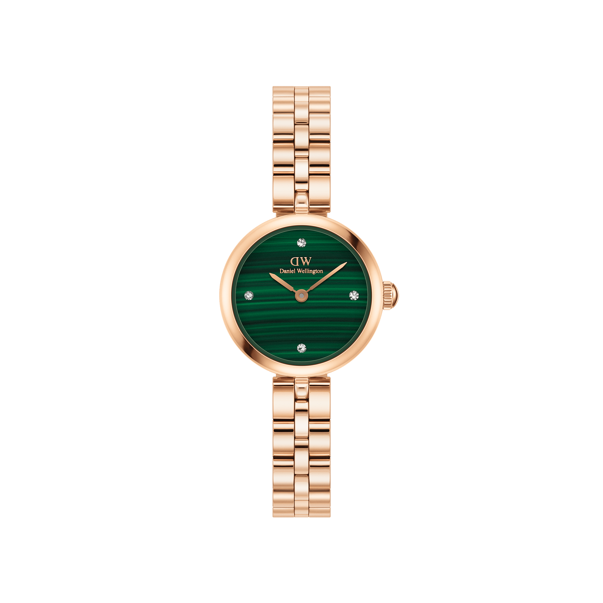 Elan Lumine Malachite Rose Gold