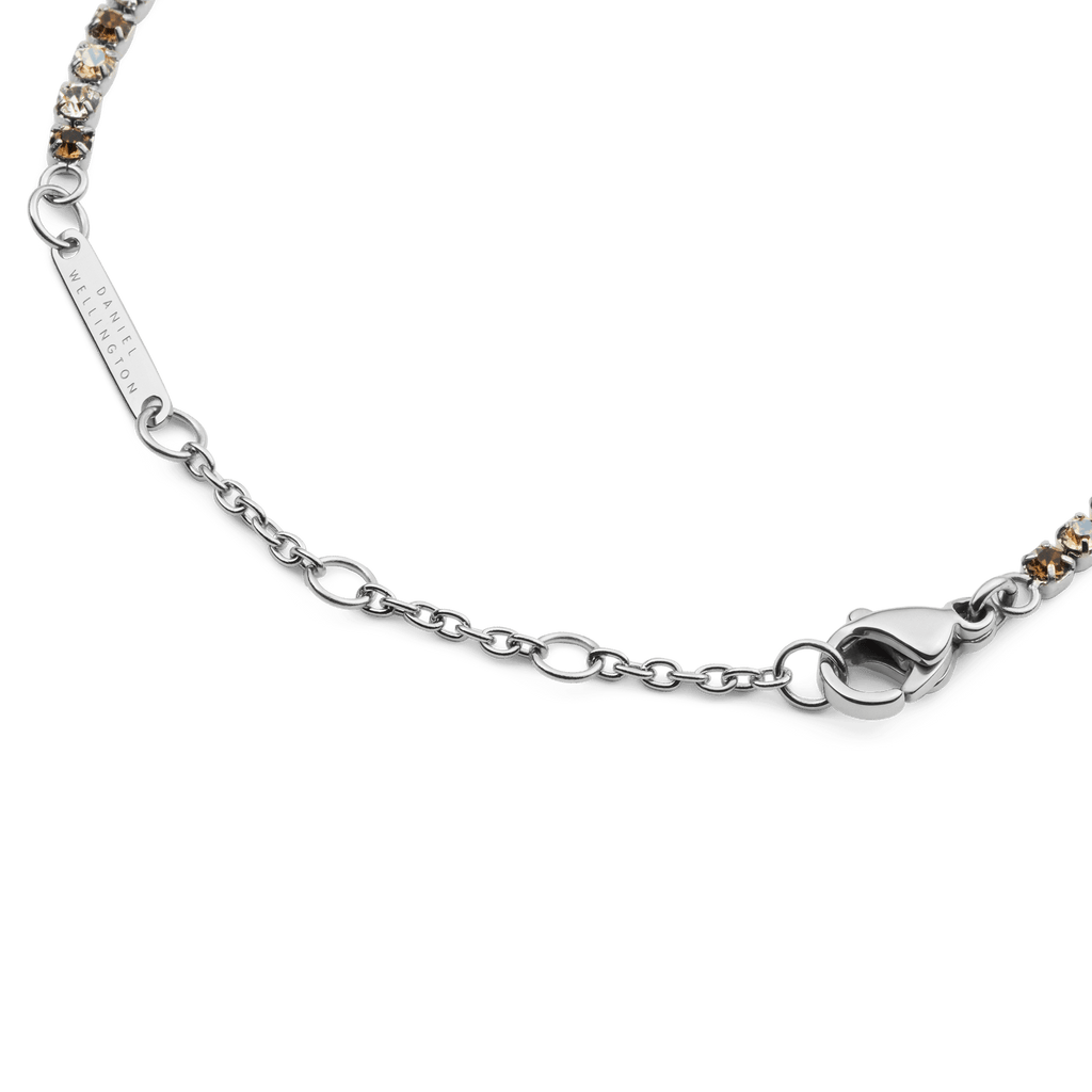 Classic Tennis Bracelet Honey Combo Silver