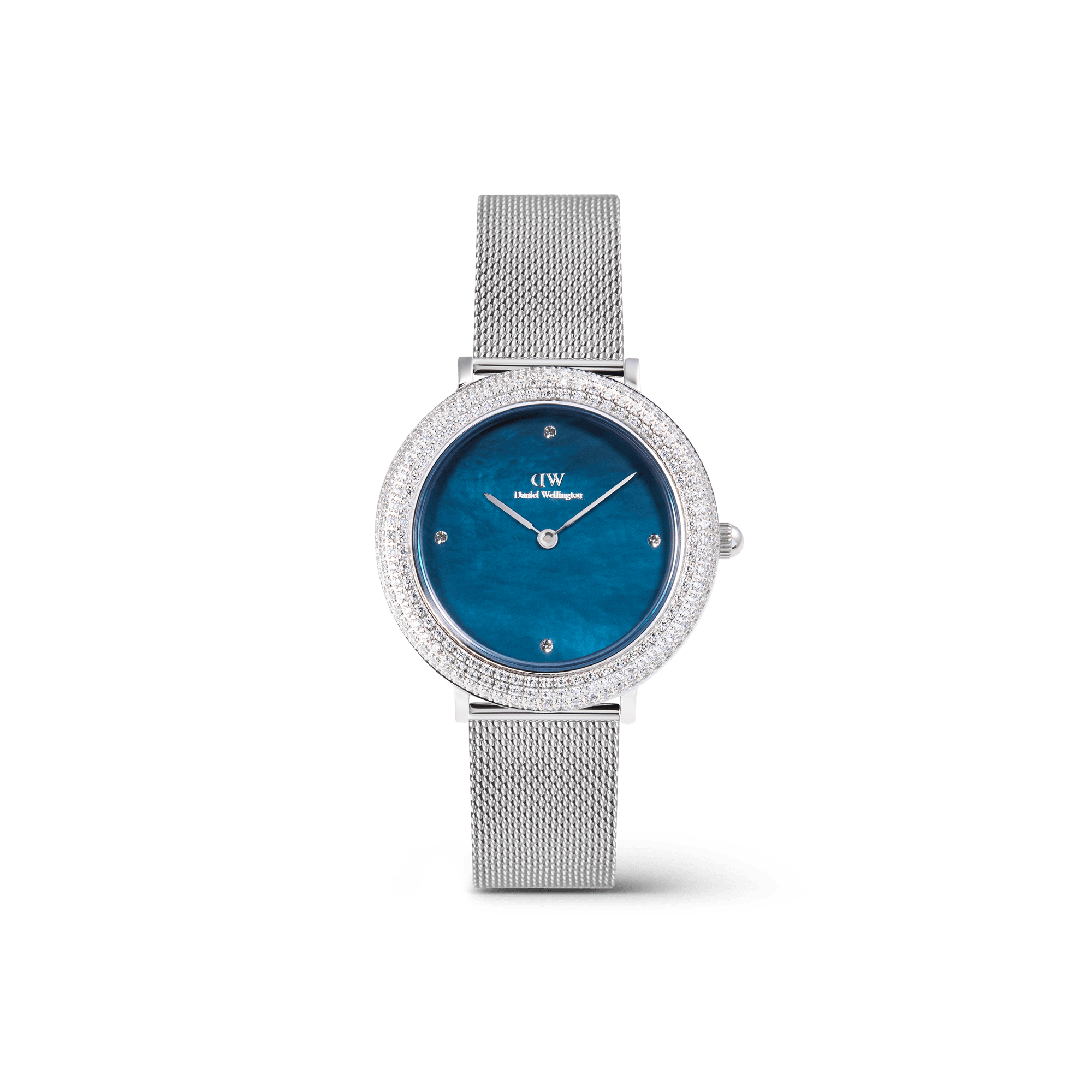 Crystalline Bezel Sterling Blue