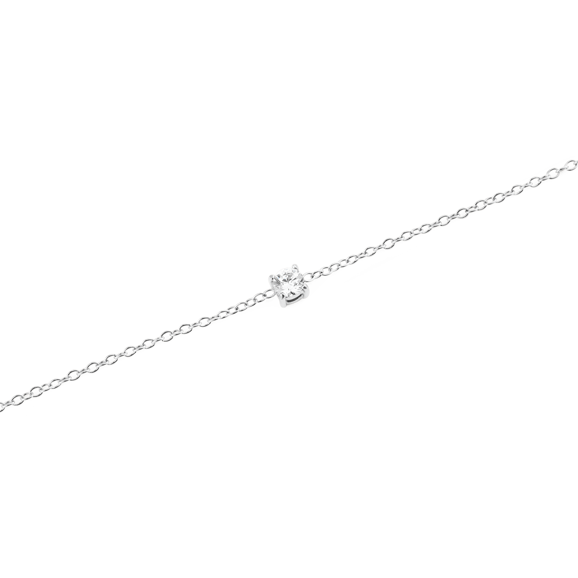 Mirelle Solitaire Bracelet Silver