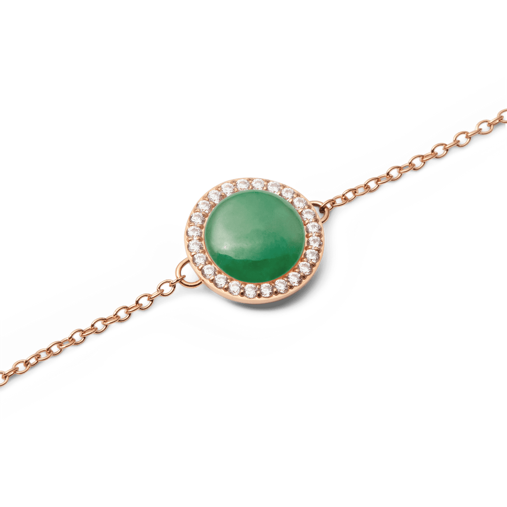Audrey Bracelet Jade Rose Gold