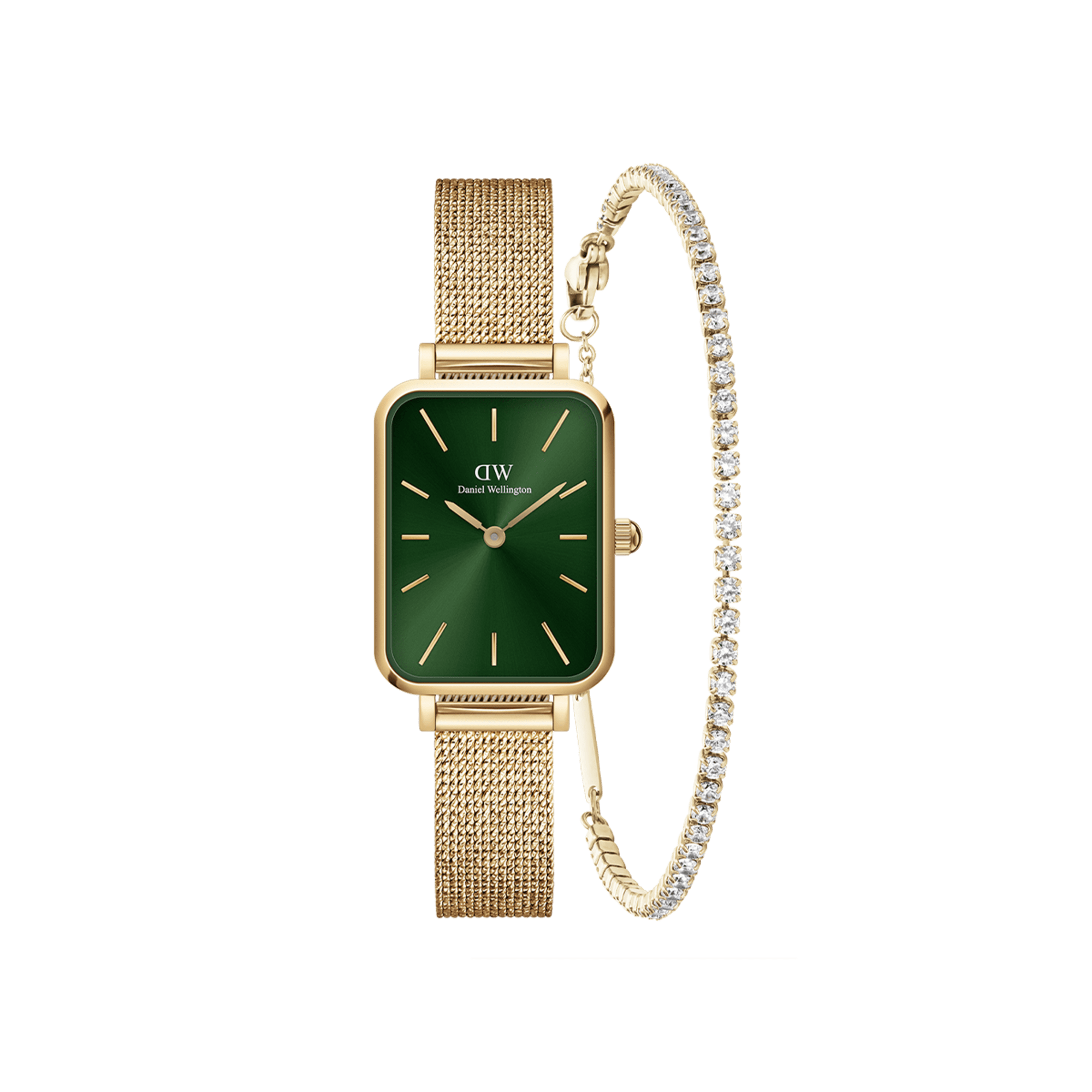 Quadro Pressed Evergold & Tennis Gold Set
