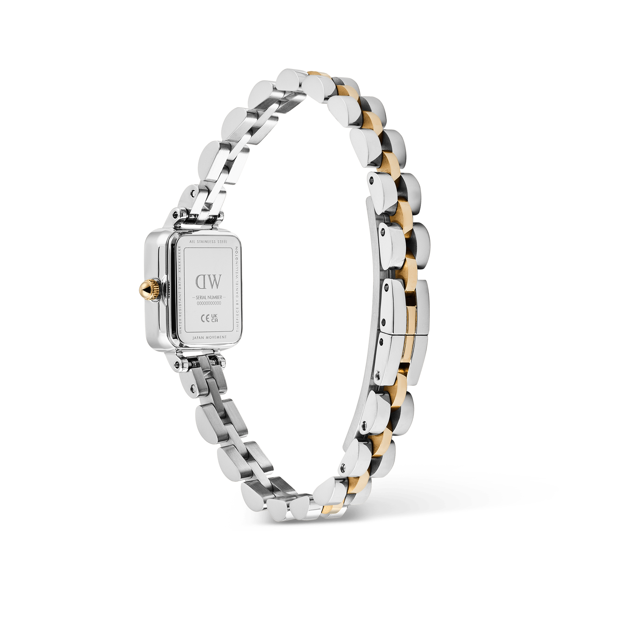 Quadro Mini Arch 3-Link Two Tone Rose Gold