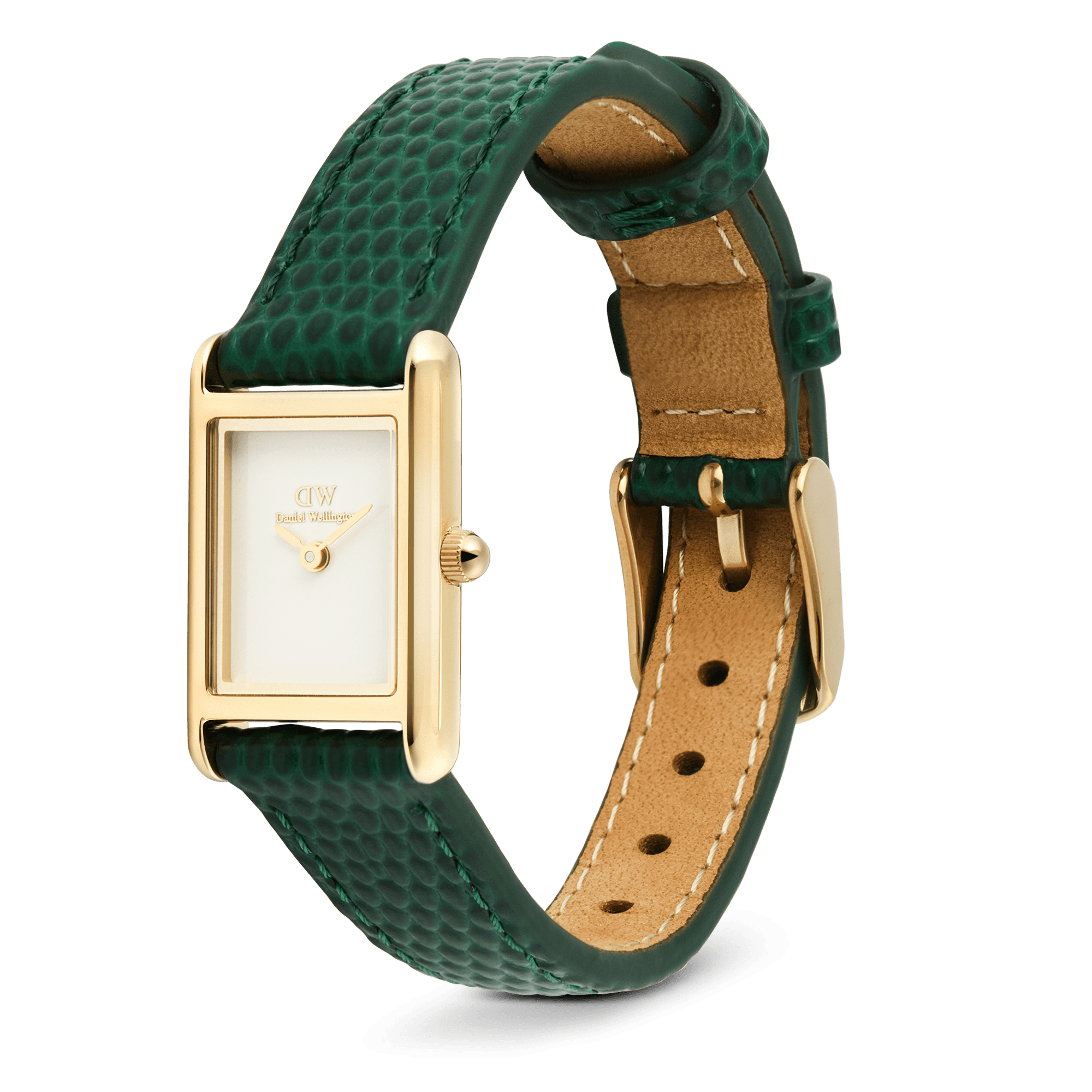 Bound Mini Green Lizard Gold