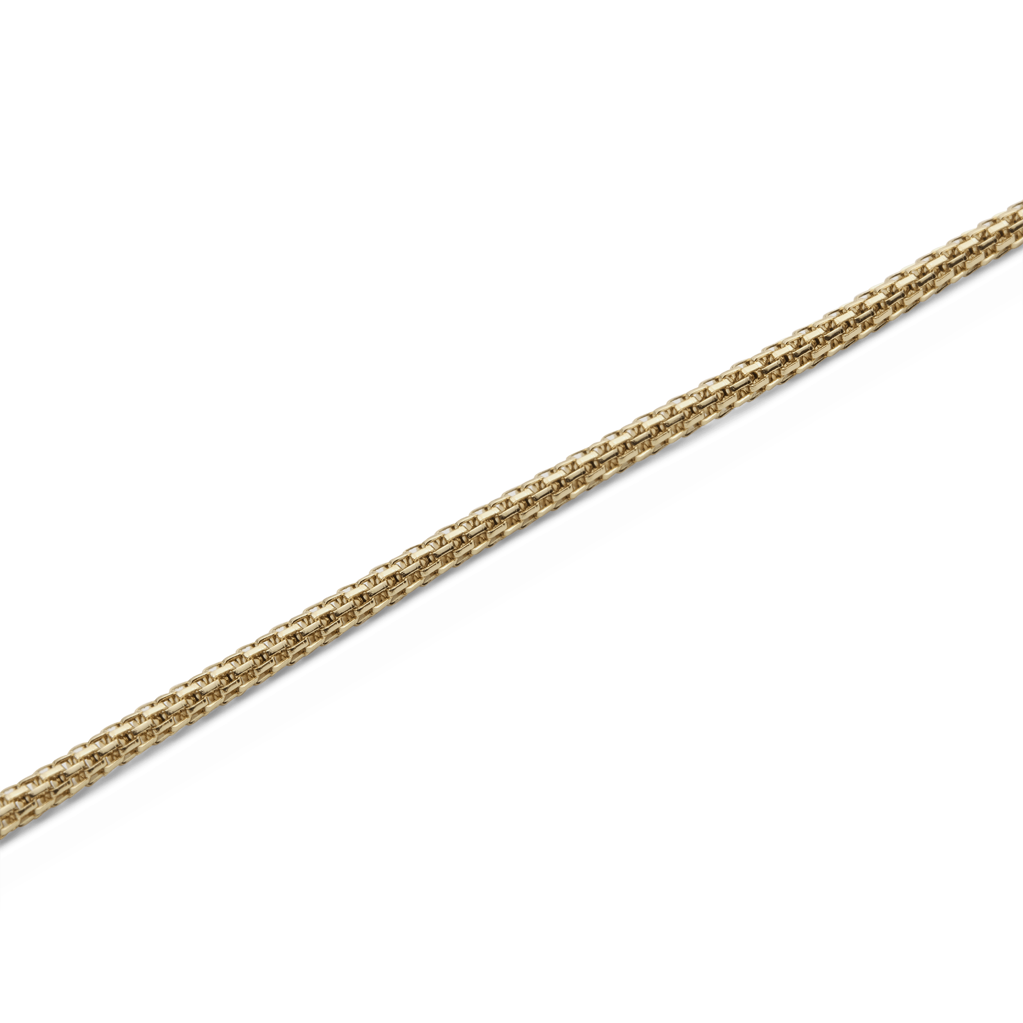 Tide Mesh Necklace Gold 1.8